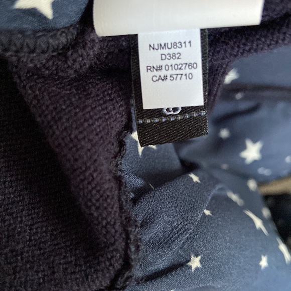 Kate spade ♠️ Night sky mixed media long sleeve sweater in icy Navy - Picture 14 of 14